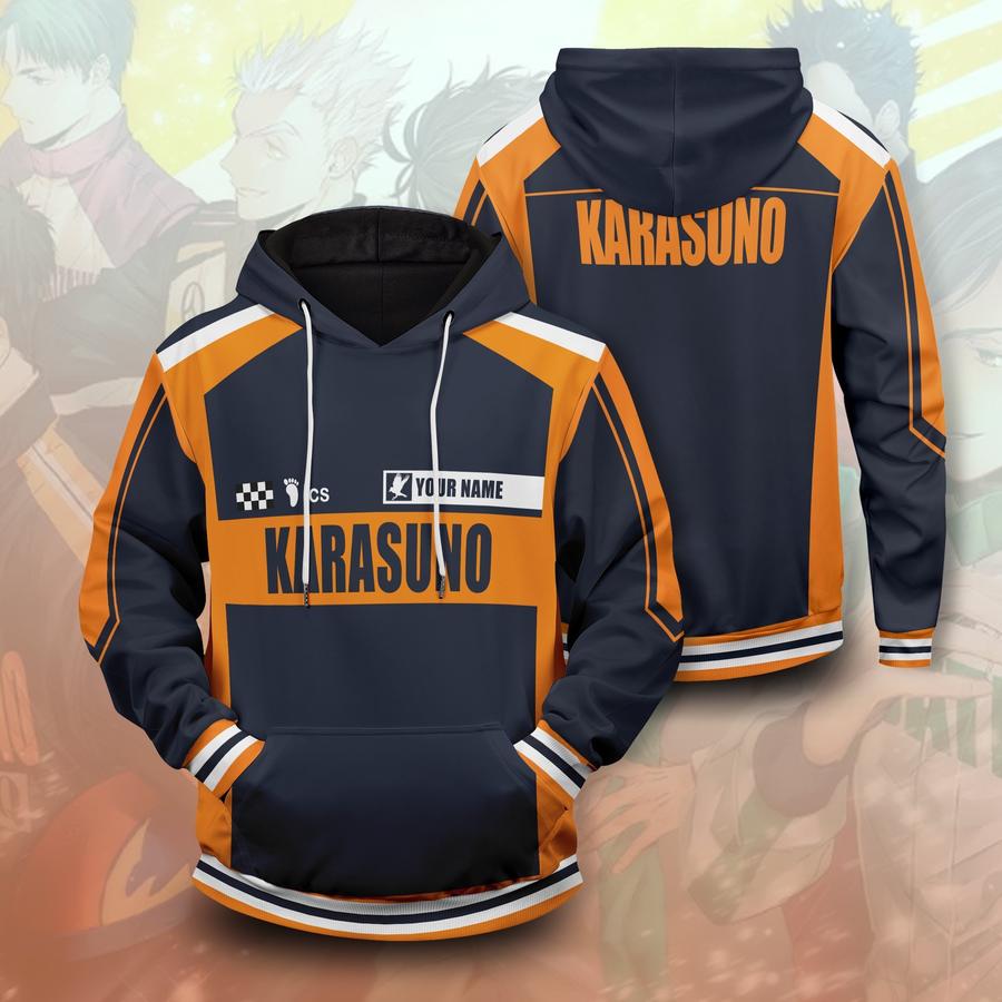personalized f1 karasuno unisex pullover hoodie - Haikyuu Merch Store