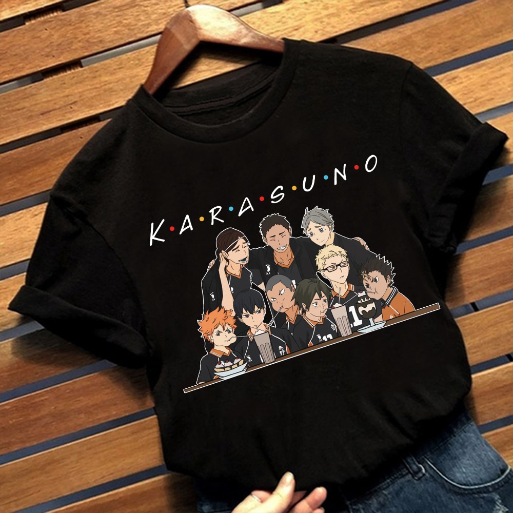 Haikyuu T Shirt Men Kuroo Anime Shirt Fly High Graphic Tees Cool Karasuno Japanese anime T-shirt Tops Unisex Male
